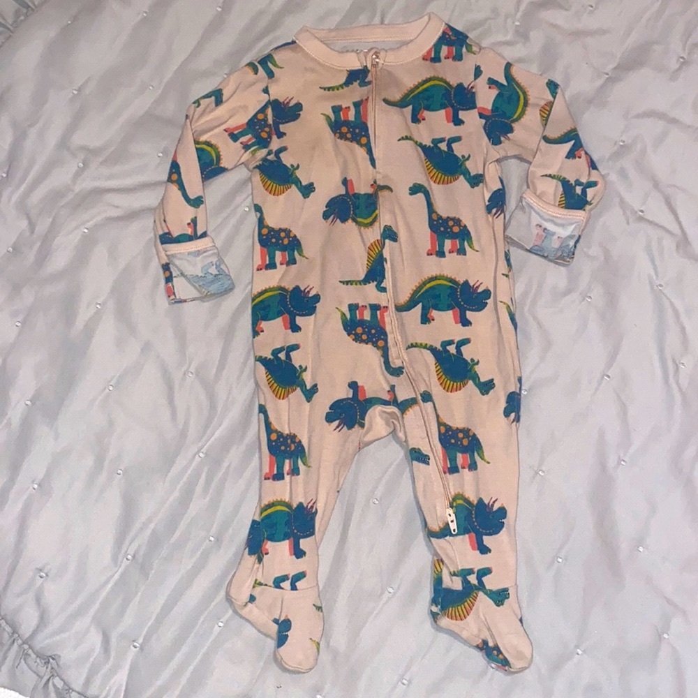 Pale Pink Old Navy Dino PJ’s